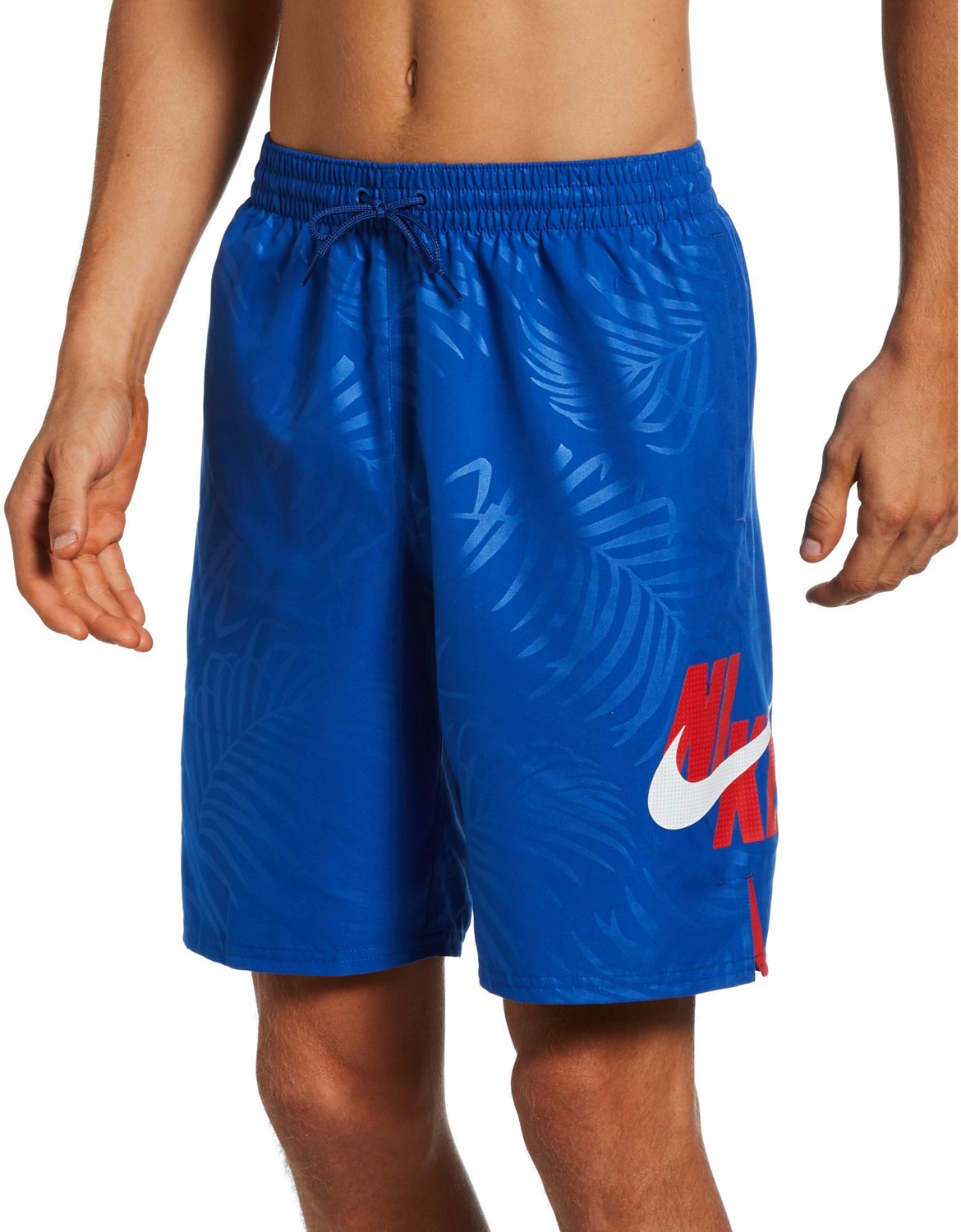 Nike Men's Swim Palm Vital Volley Shorts 9 in Academy