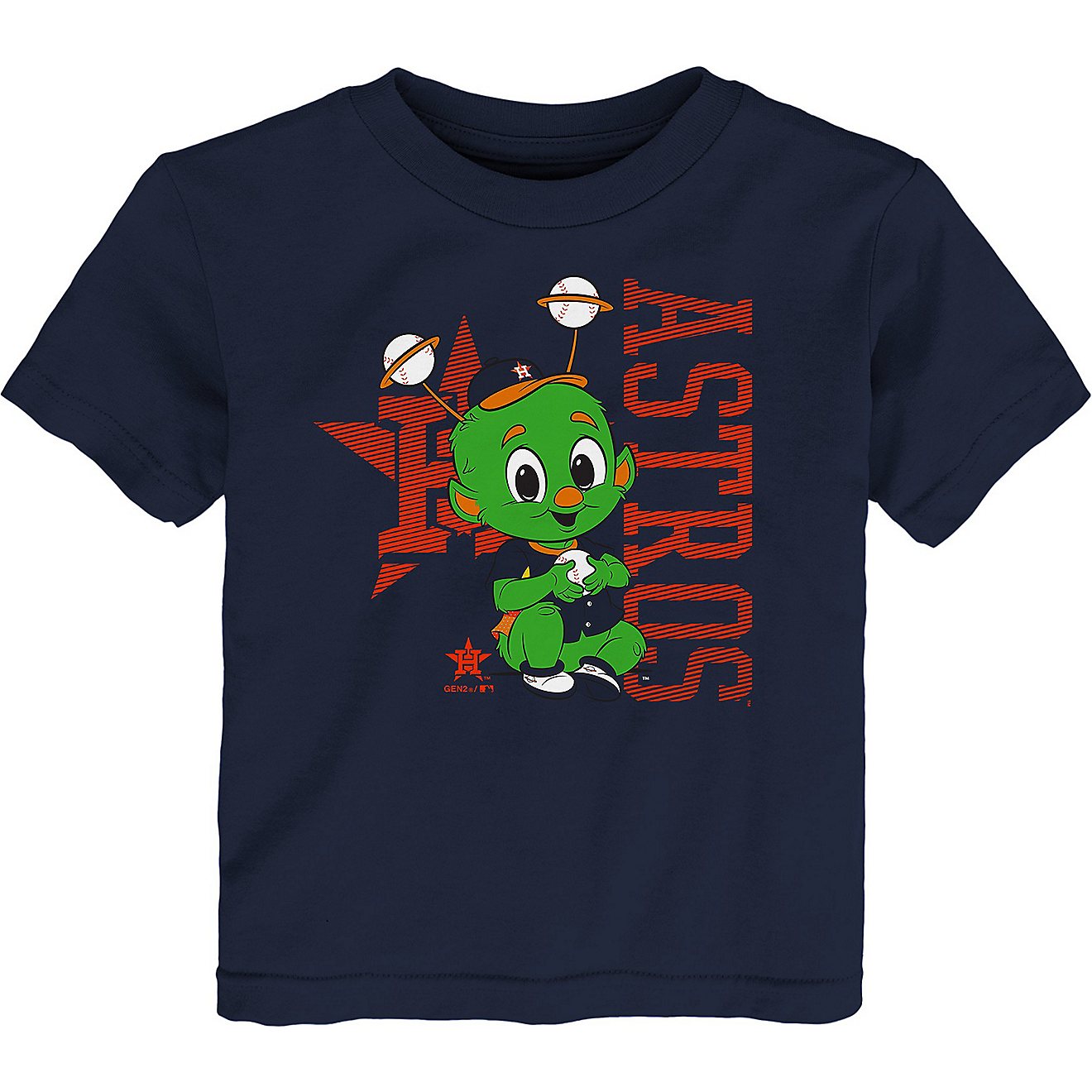 MLB Toddlers' Houston Astros Mascot 2.0 T-shirt                                                                                  - view number 1