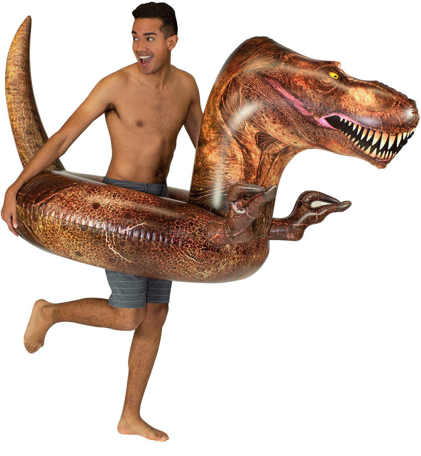 PoolCandy Jumbo Animals T-Rex Dinosaur Pool Tube                                                                                