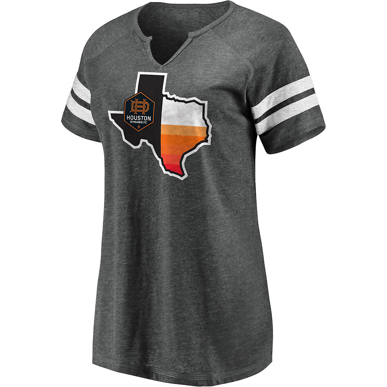 Houston Dynamo Women's Team Adrenaline Notch Neck T-shirt                                                                        - view number 1
