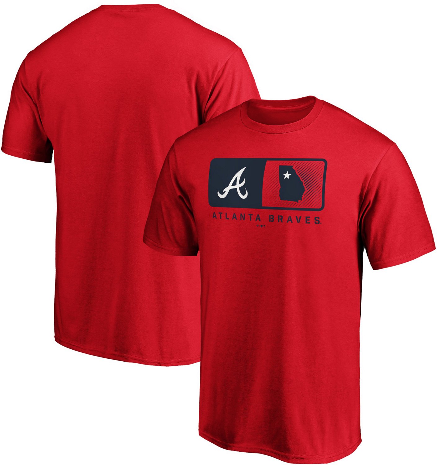 Atlanta Braves Men's Team Line Up Tshirt Academy