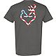 Browning Women's Pretty Flag Buckheart Graphic T-shirt                                                                           - view number 1 image