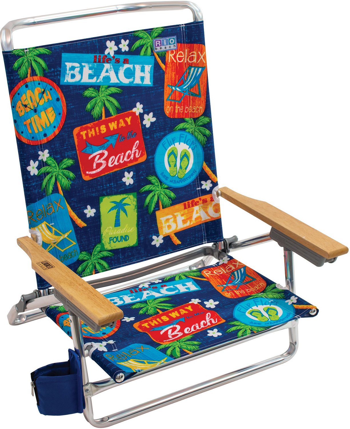 Rio 5 Position Aluminum Beach Chair Academy