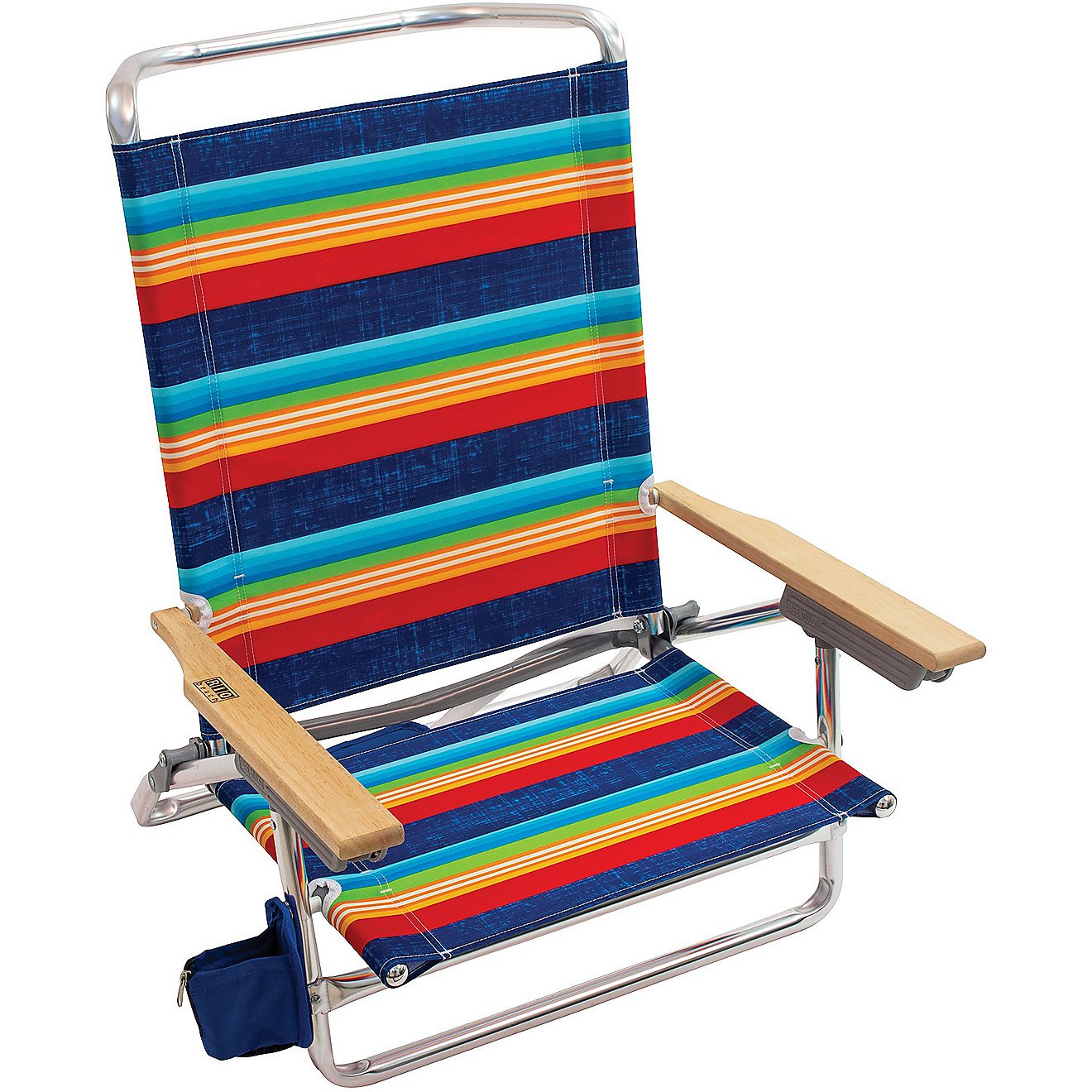 Rio 5 Position Aluminum Beach Chair, Academy Sports Beach Chairs