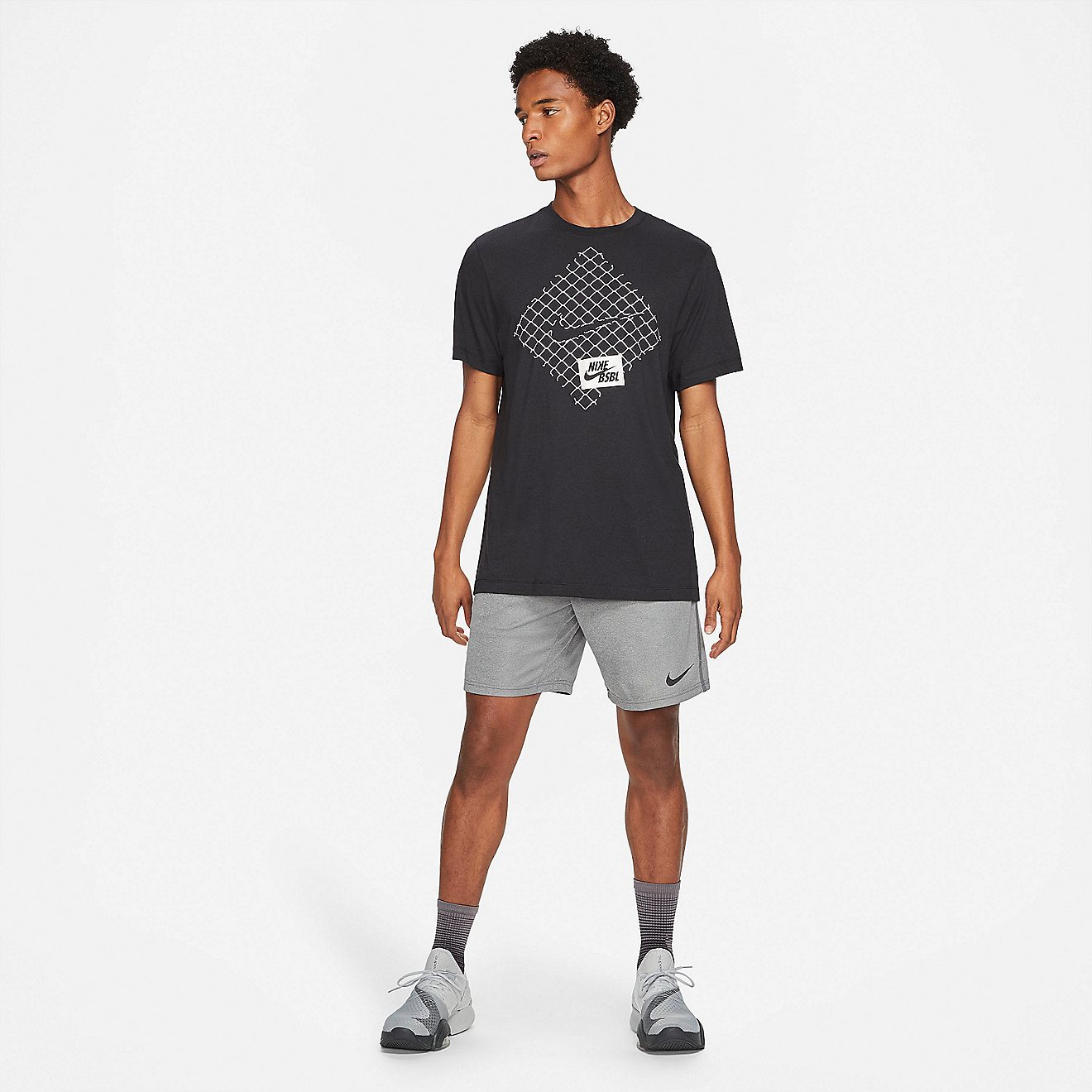 Nike Men's Baseball Triblend Crew Short Sleeve T-shirt                                                                           - view number 4