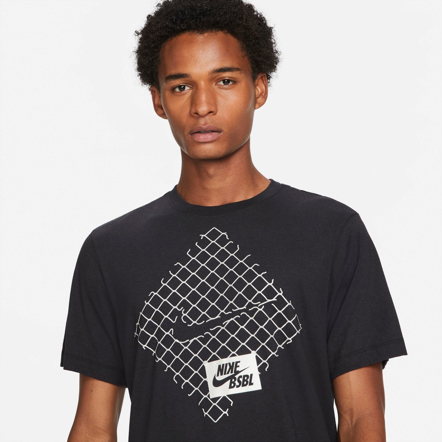 Nike Men's Baseball Triblend Crew Short Sleeve Tshirt Academy