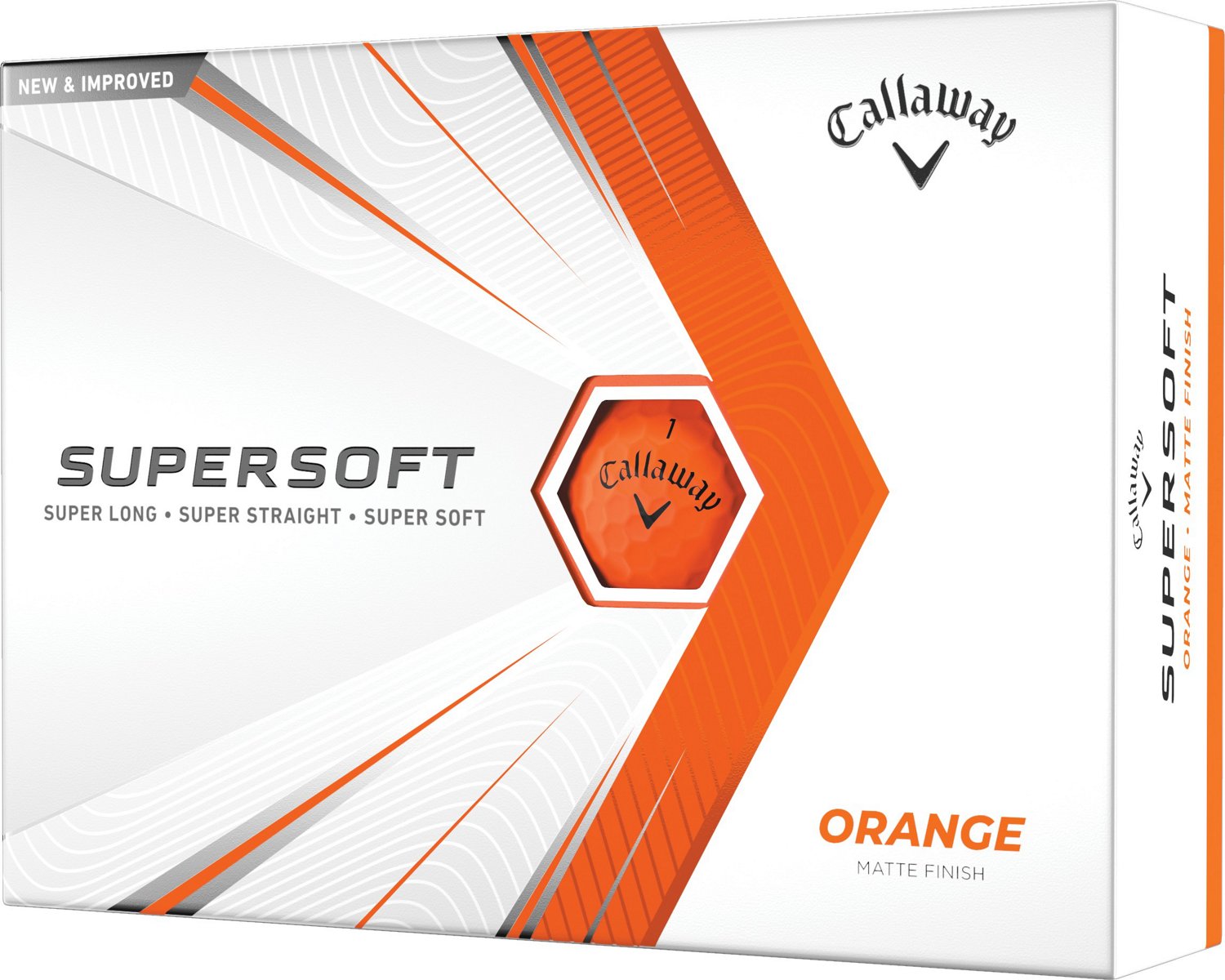 Callaway Super Soft Matte 2021 Orange Golf Balls 12 Pack