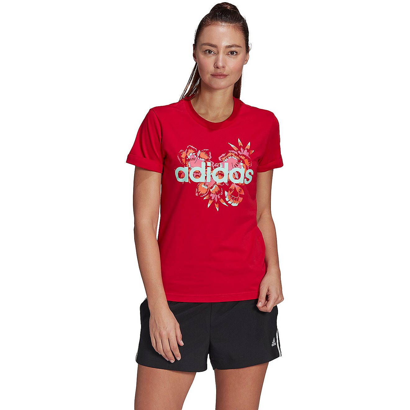 adidas Women's Farm Graphic Short Sleeve T-shirt                                                                                 - view number 1