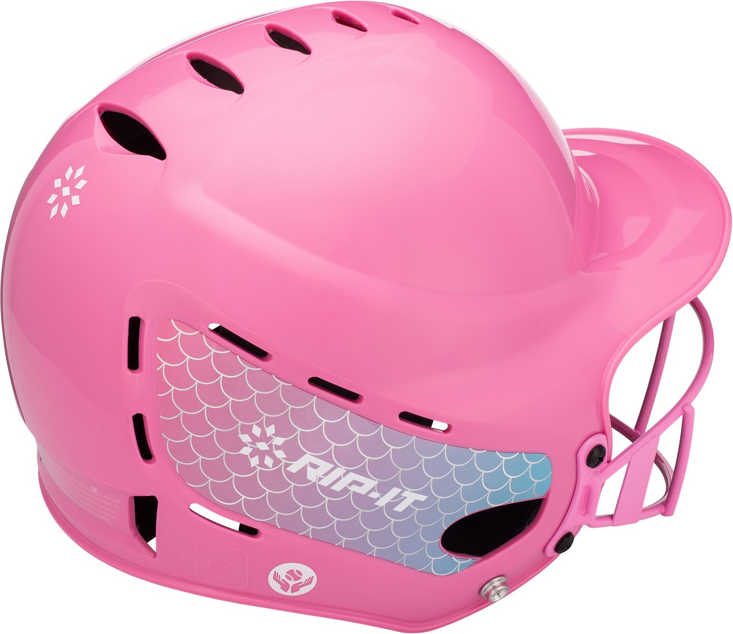 RIPIT Girls' Play Ball Softball Batting Helmet Academy