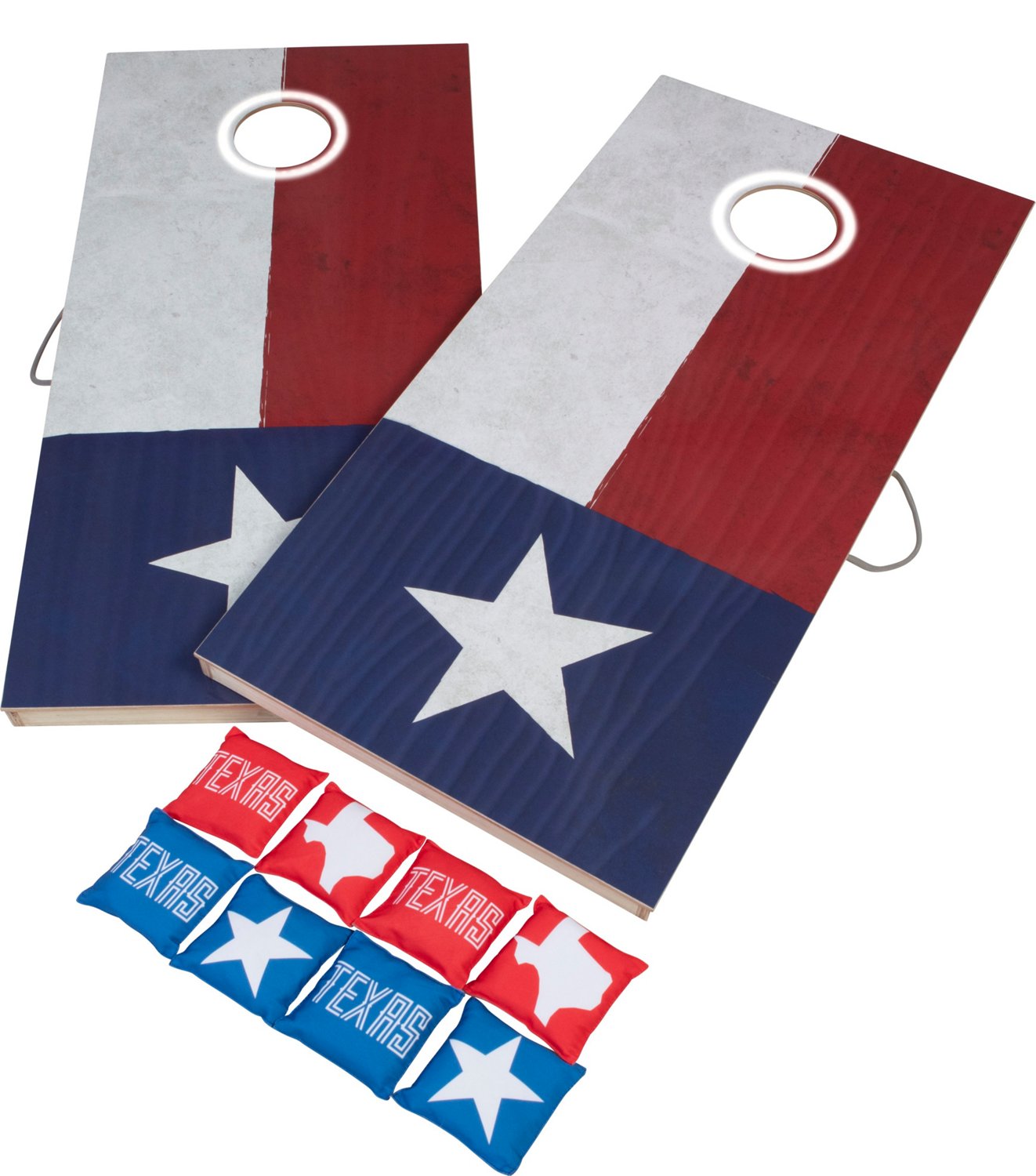 Triumph 2 ft x 4 ft Texas Flag LED Cornhole Set                                                                                 