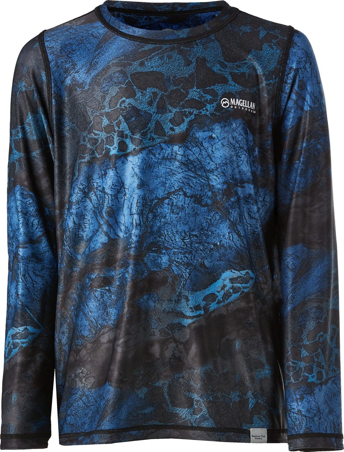 Magellan Outdoors Boys' Long Sleeve Reversible Realtree WAV3 Fishing ...