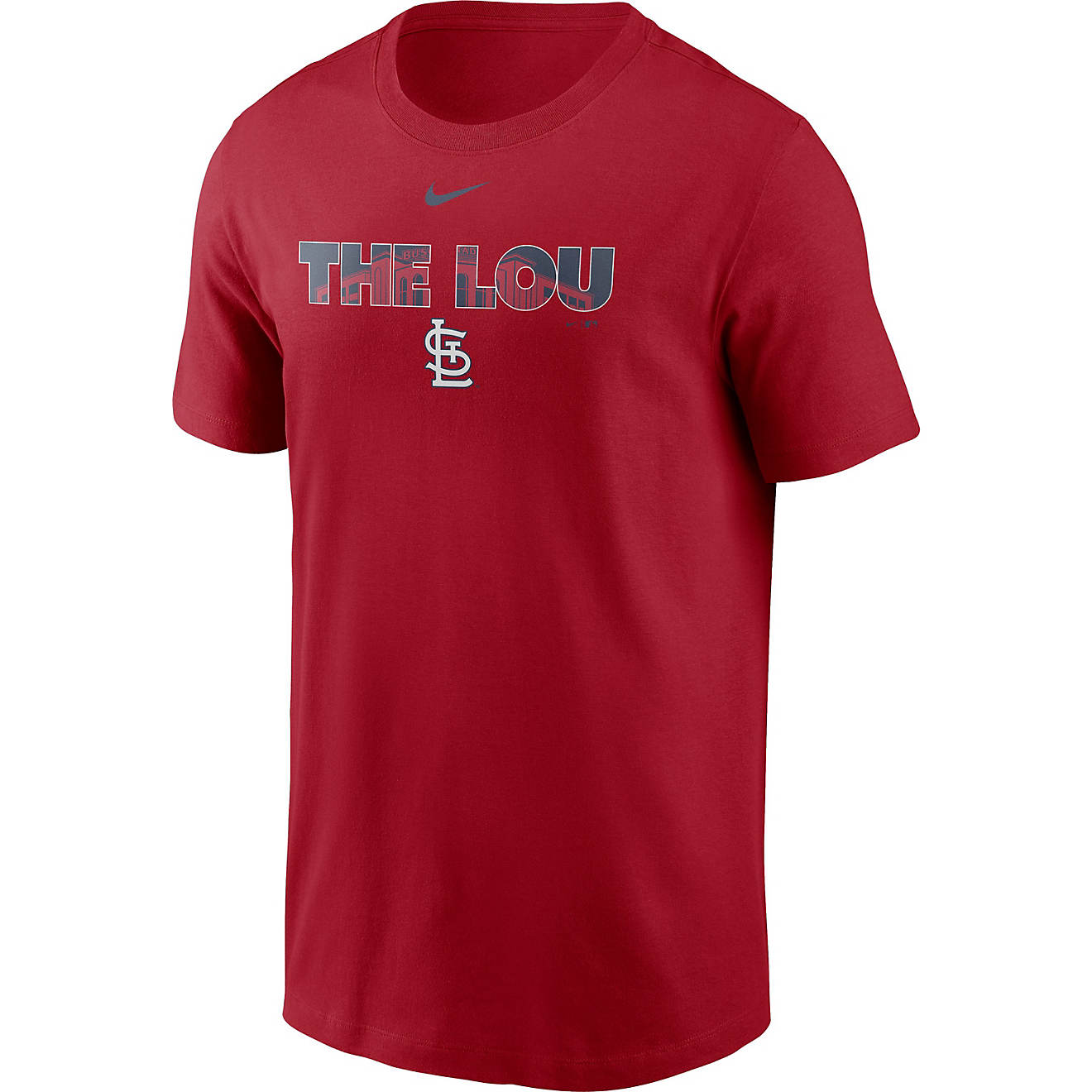 Nike Men's St. Louis Cardinals Stadium Filled T-shirt                                                                            - view number 1