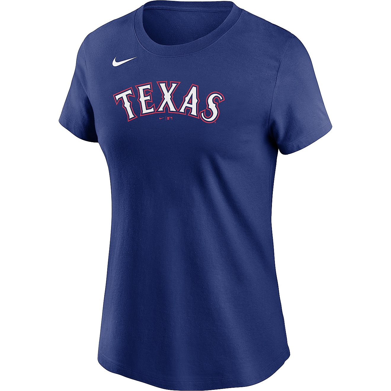 Nike Women's Texas Rangers Wordmark Short Sleeve T-shirt                                                                         - view number 1