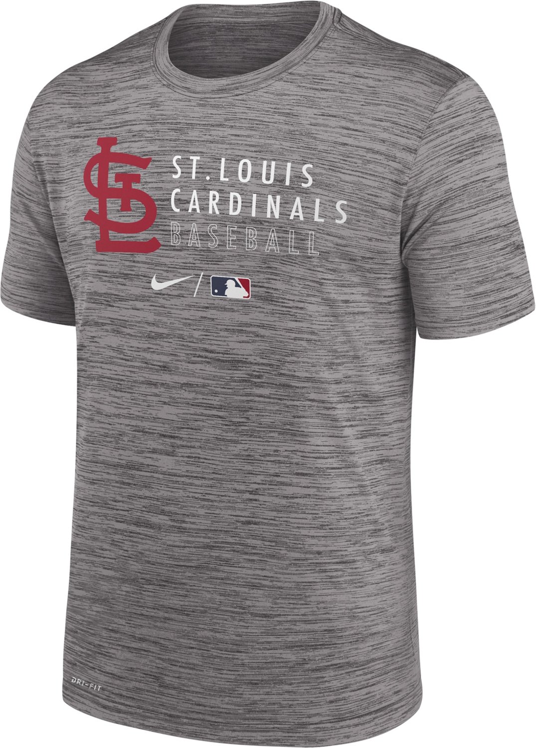 Nike Men's St. Louis Cardinals Velocity Practice Short Sleeve T-shirt ...