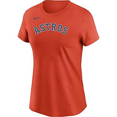 Nike Women's Houston Astros Wordmark Short Sleeve T-shirt                                                                       
