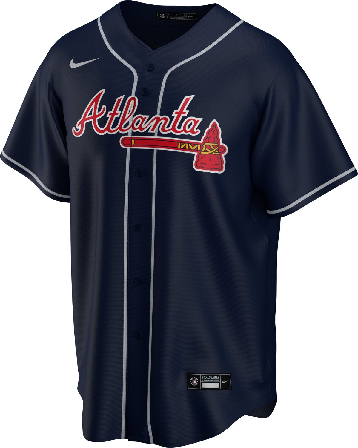 Nike Mens Atlanta Braves Official Player Replica Jersey Academy