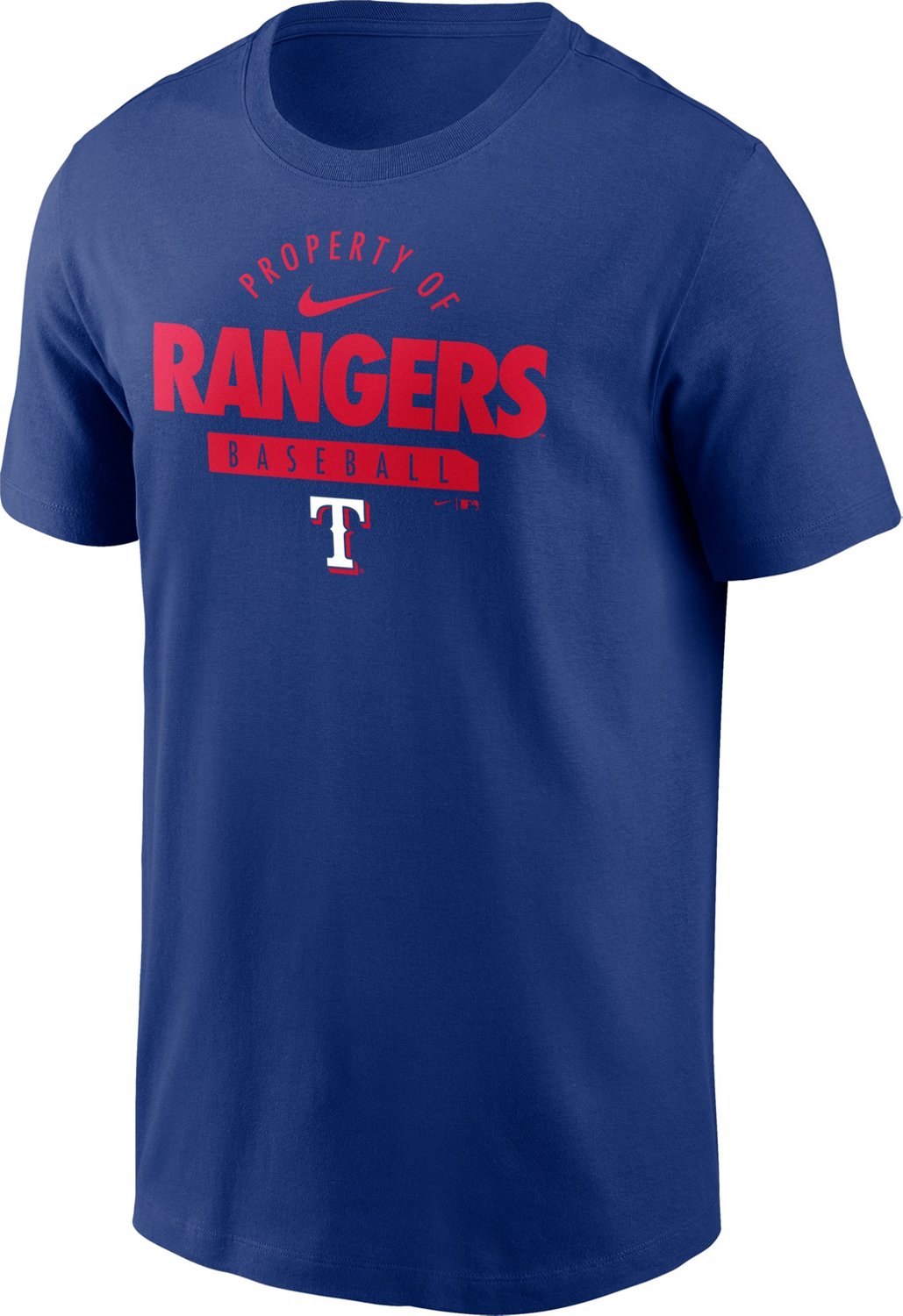 Nike Men's Texas Rangers Property Of Short Sleeve T-shirt | Academy