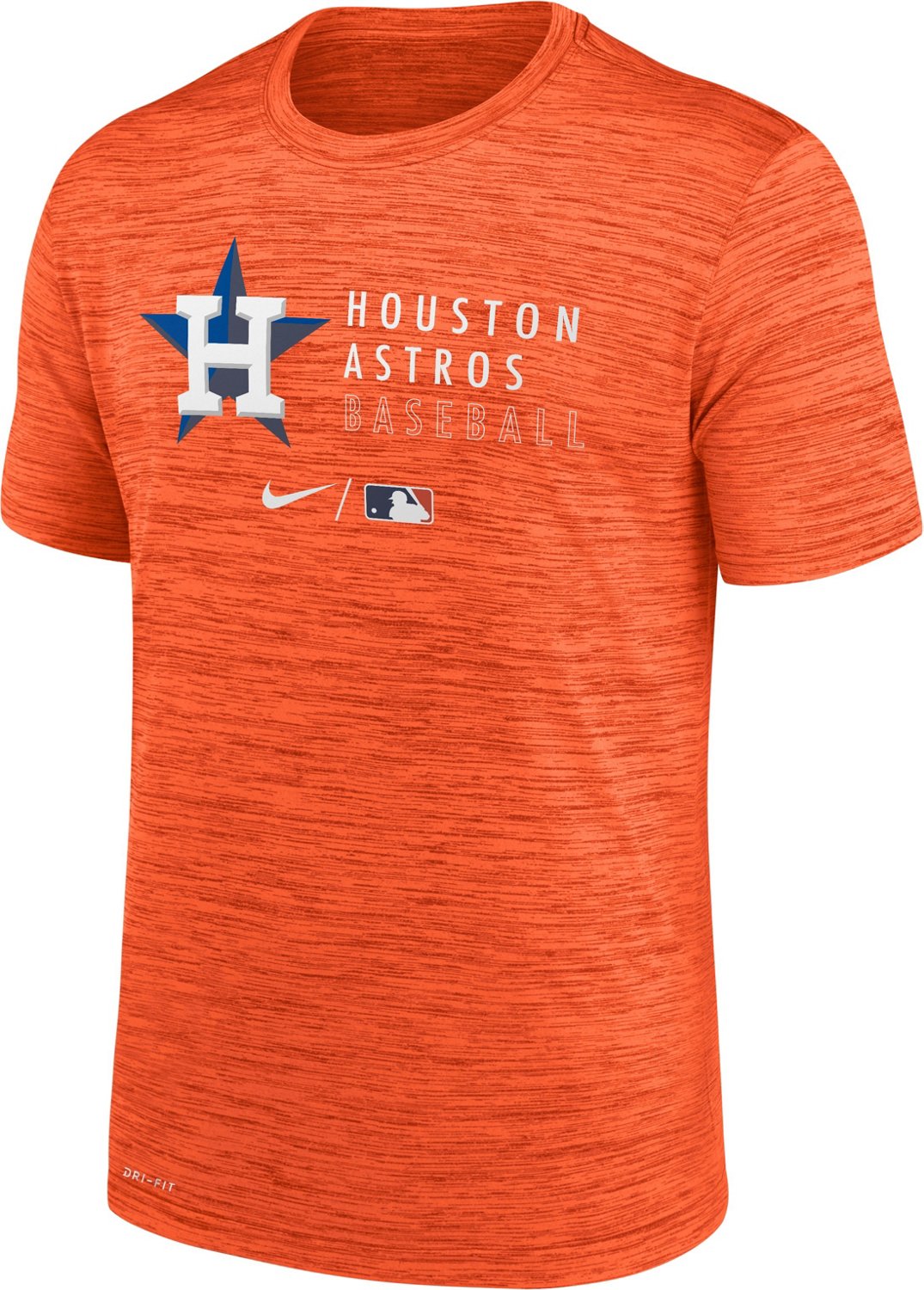 Nike Men's Houston Astros Velocity Practice Short Sleeve T-shirt | Academy