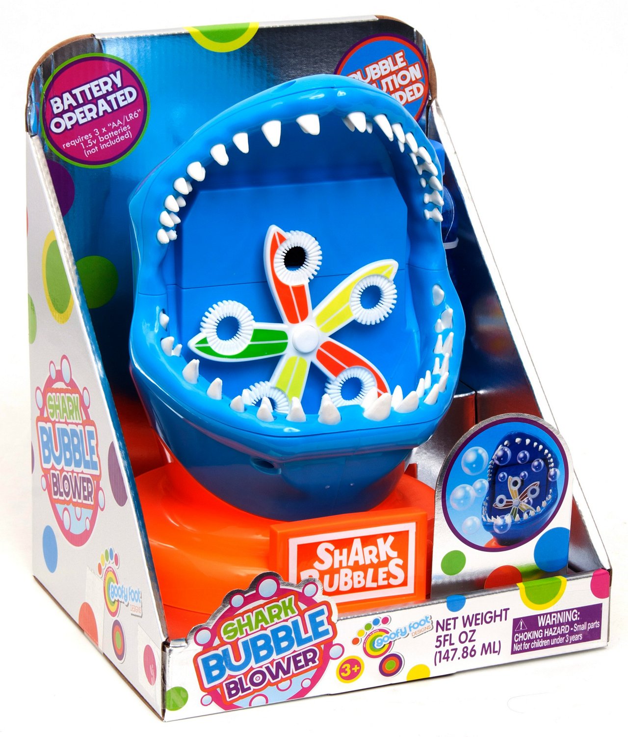 Boley Goofy Foot Shark Bubble Blower | Academy
