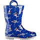 Magellan Outdoors Boys' Shark PVC Boots                                                                                          - view number 1 image