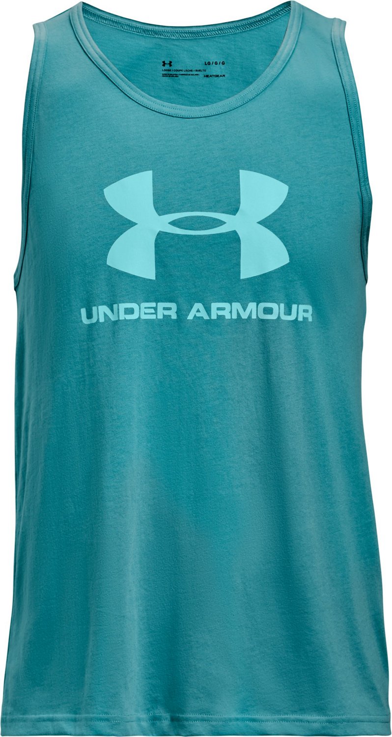 under armour men's sportstyle logo tank top