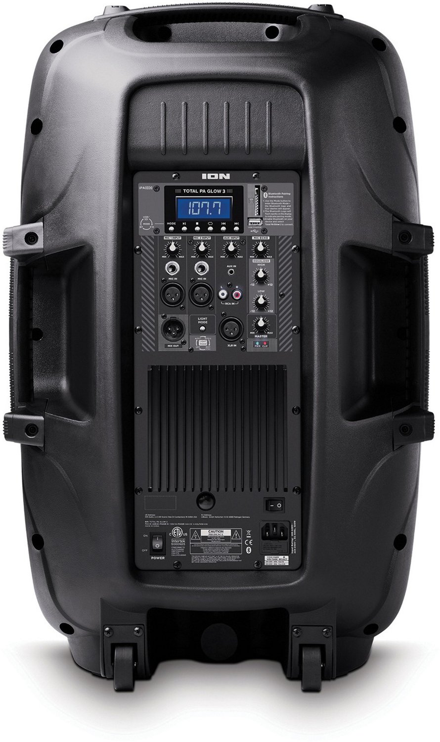 ION Total PA Glow 3 HighPower Bluetooth PA System Academy