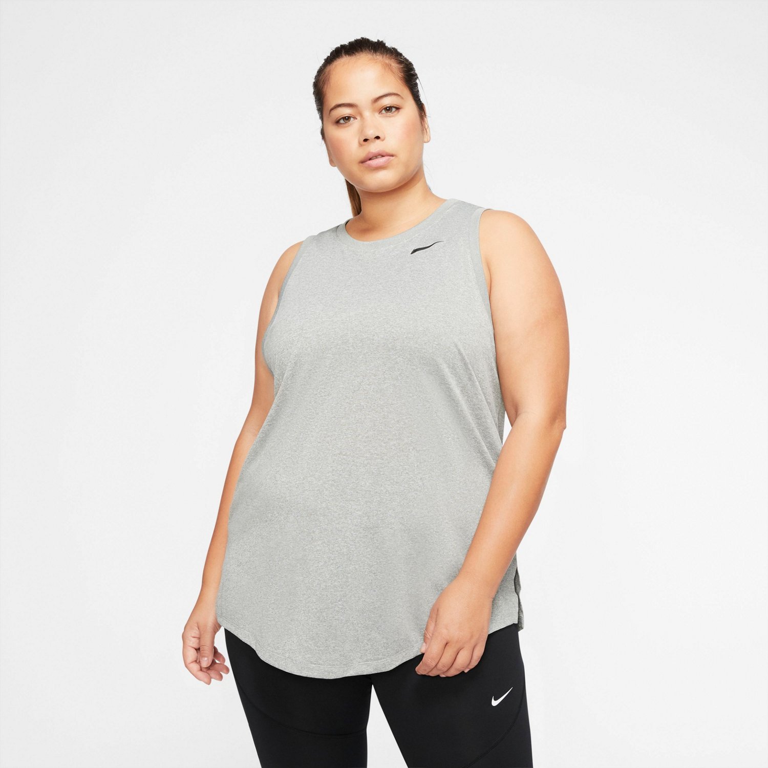 nike women's dri fit essential swoosh training tank top