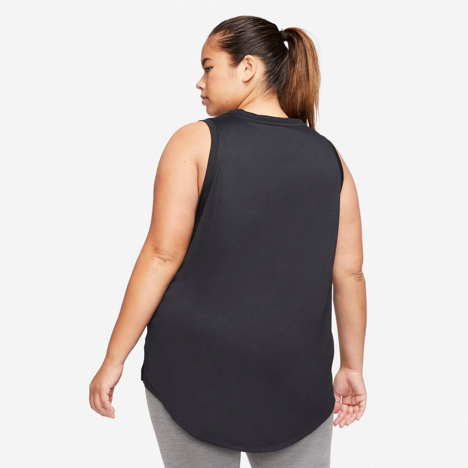 nike women's dri fit essential swoosh training tank top