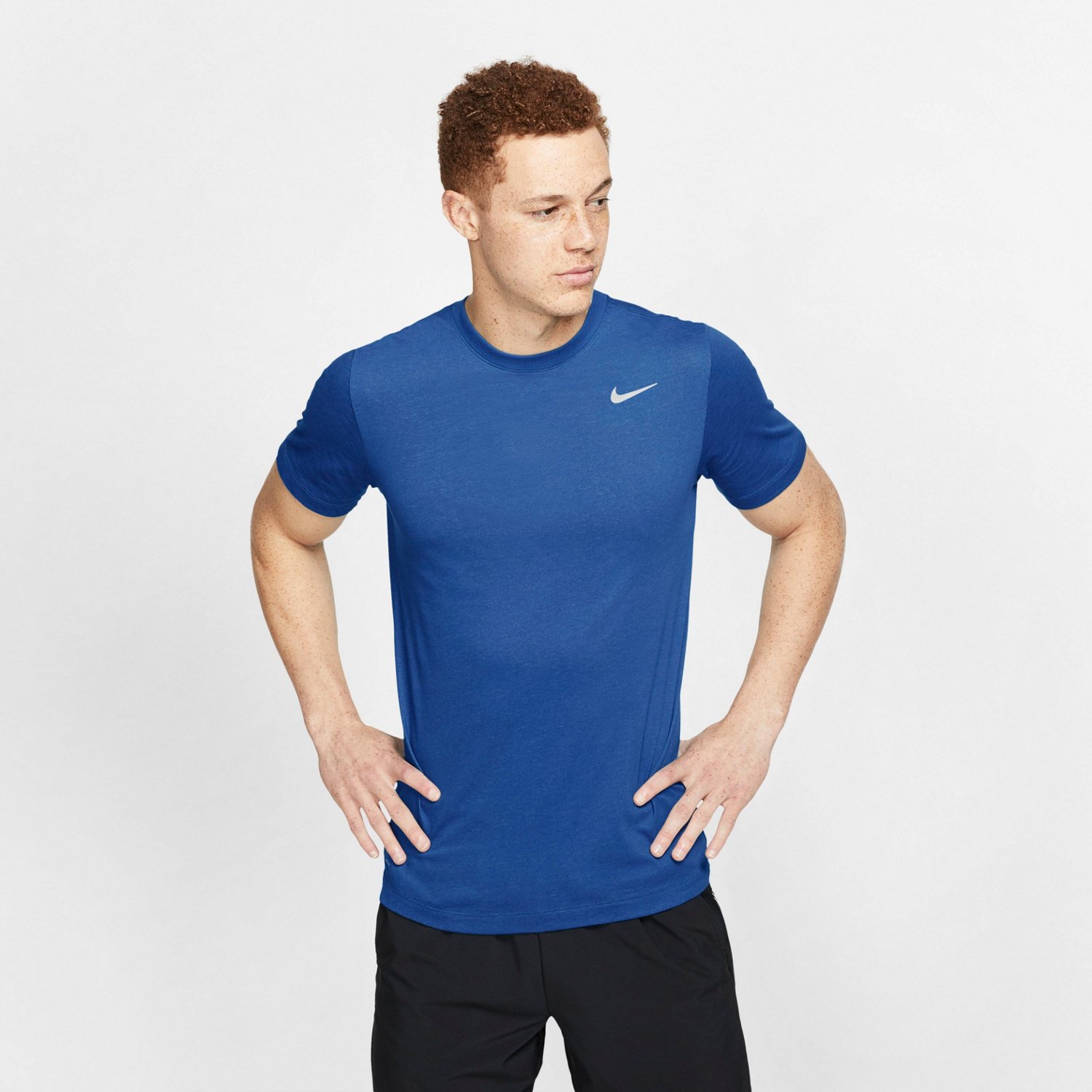 Nike Mens Dri Fit Training Short Sleeve T Shirt Academy
