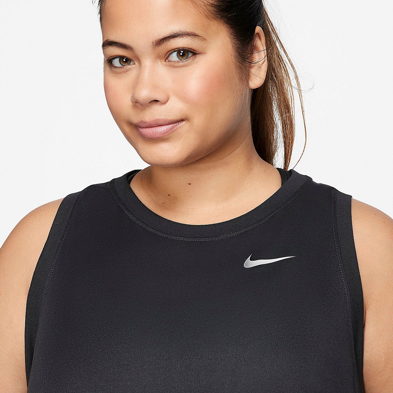 Nike Women's Plus Size Dri-FIT Essential Swoosh Training Tank Top                                                                - view number 4
