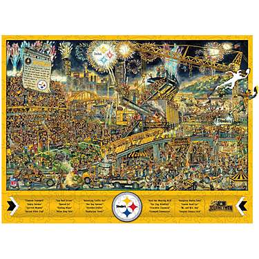 YouTheFan Pittsburgh Steelers Wooden Journeyman Puzzle                                                                          