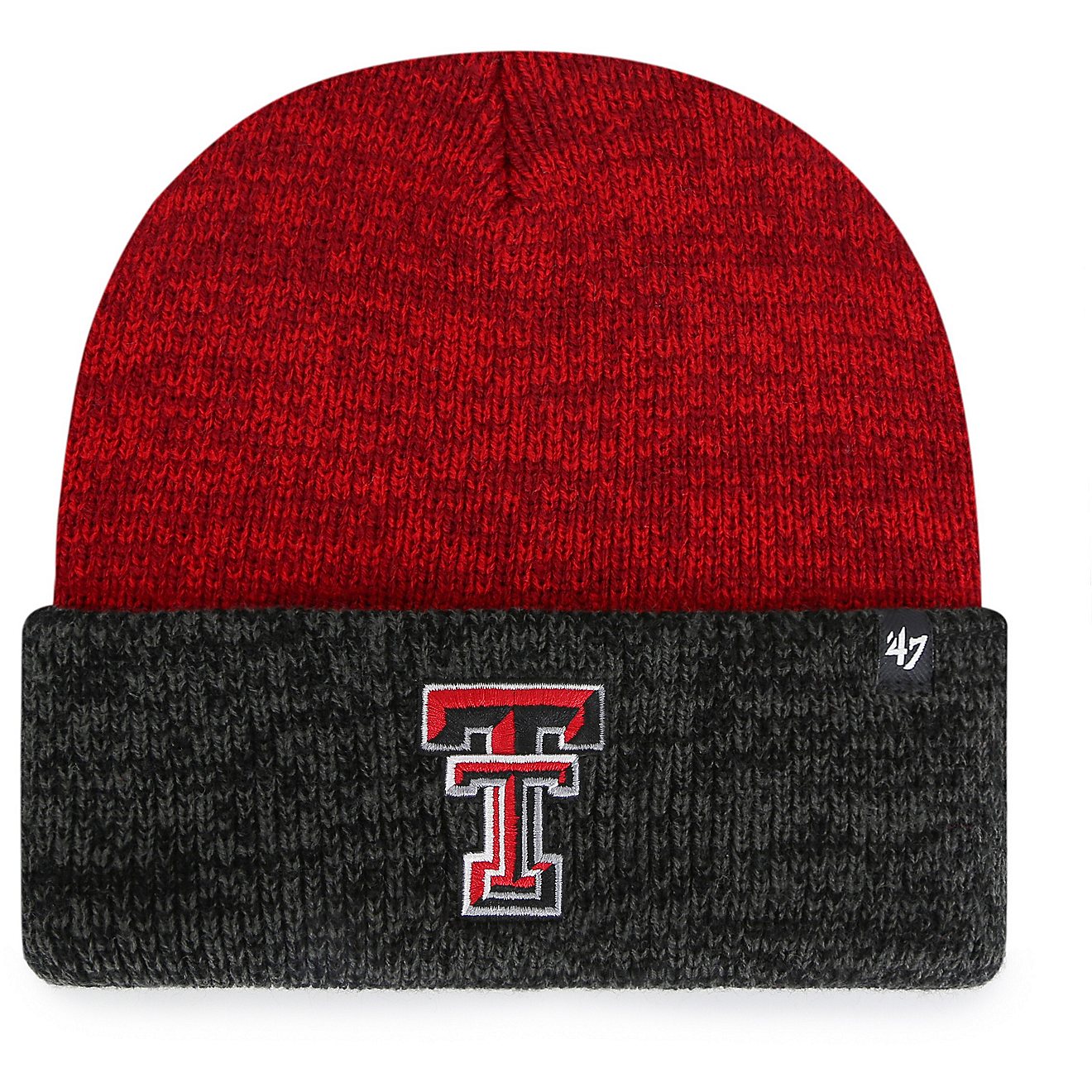 '47 Texas Tech University 2-Tone Brain Freeze Cuff Knit Cap                                                                      - view number 1
