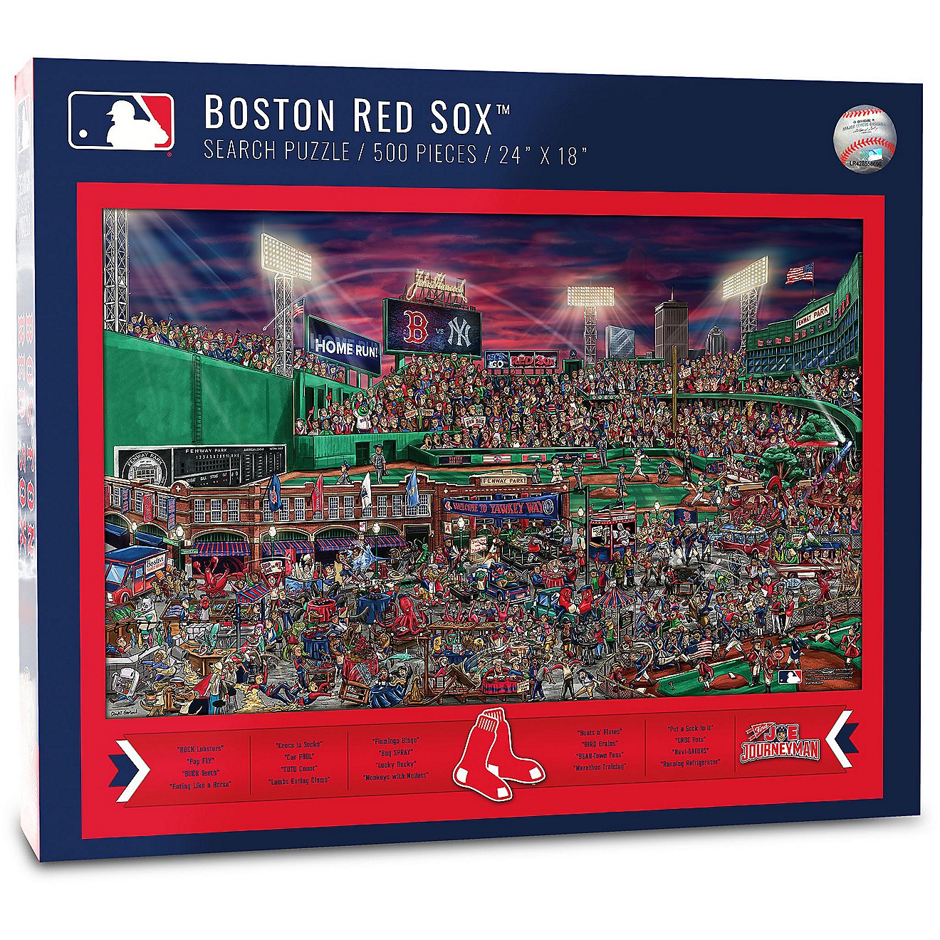 YouTheFan Boston Red Sox Journeyman Jigsaw Puzzle                                                                                - view number 1