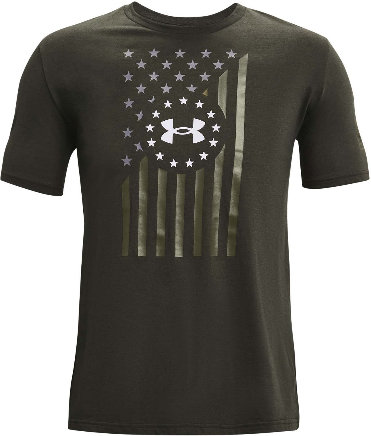 Under Armour Men's Freedom Chest Flag Tshirt Academy