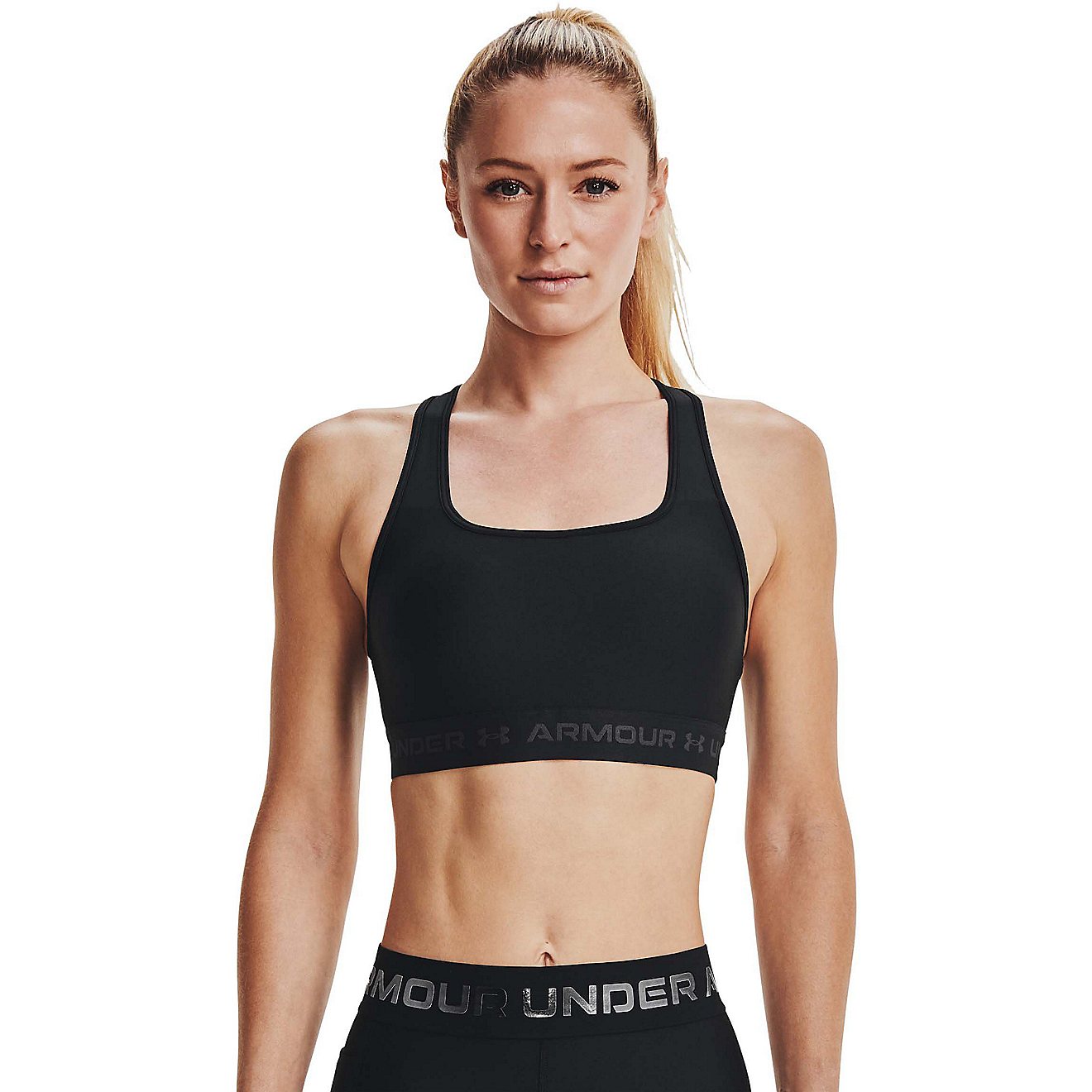Under Armour Women's Crossback Mid Sports Bra                                                                                    - view number 1