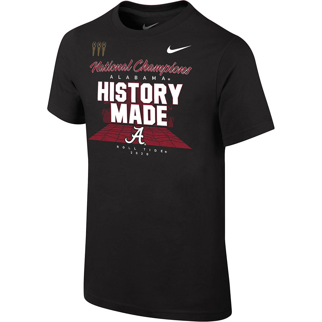 Nike Boys' Alabama National Champs Short Sleeve T-shirt                                                                          - view number 1