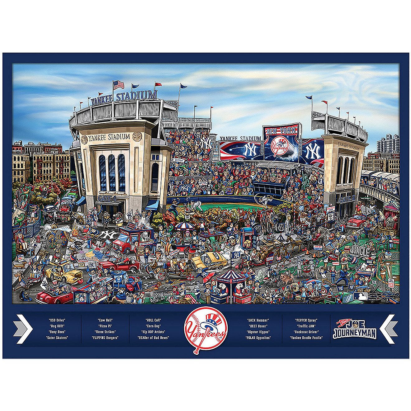 YouTheFan New York Yankees Journeyman Jigsaw Puzzle                                                                              - view number 2