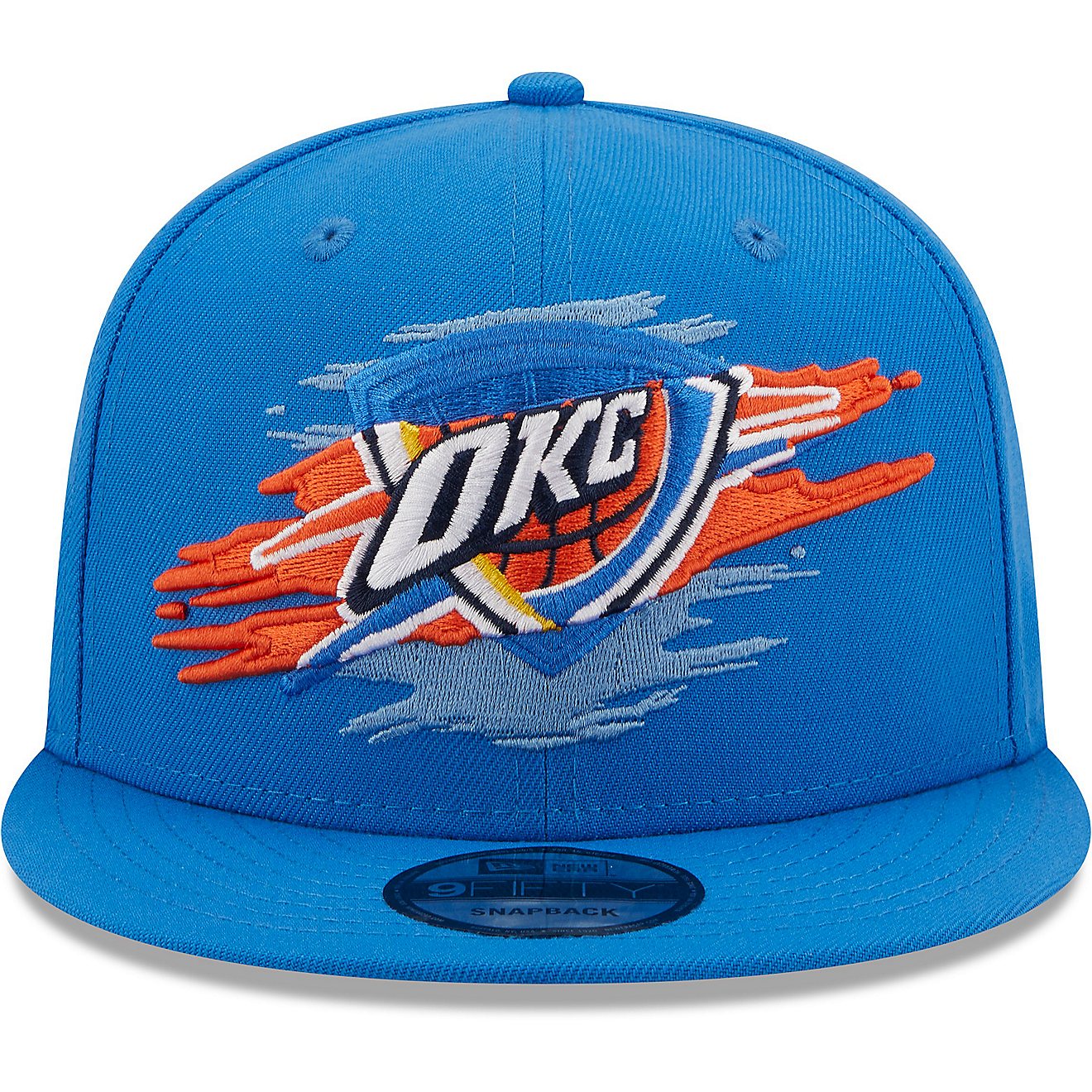 New Era Men's Oklahoma City Thunder Logo Tear 9FIFTY Cap                                                                         - view number 3