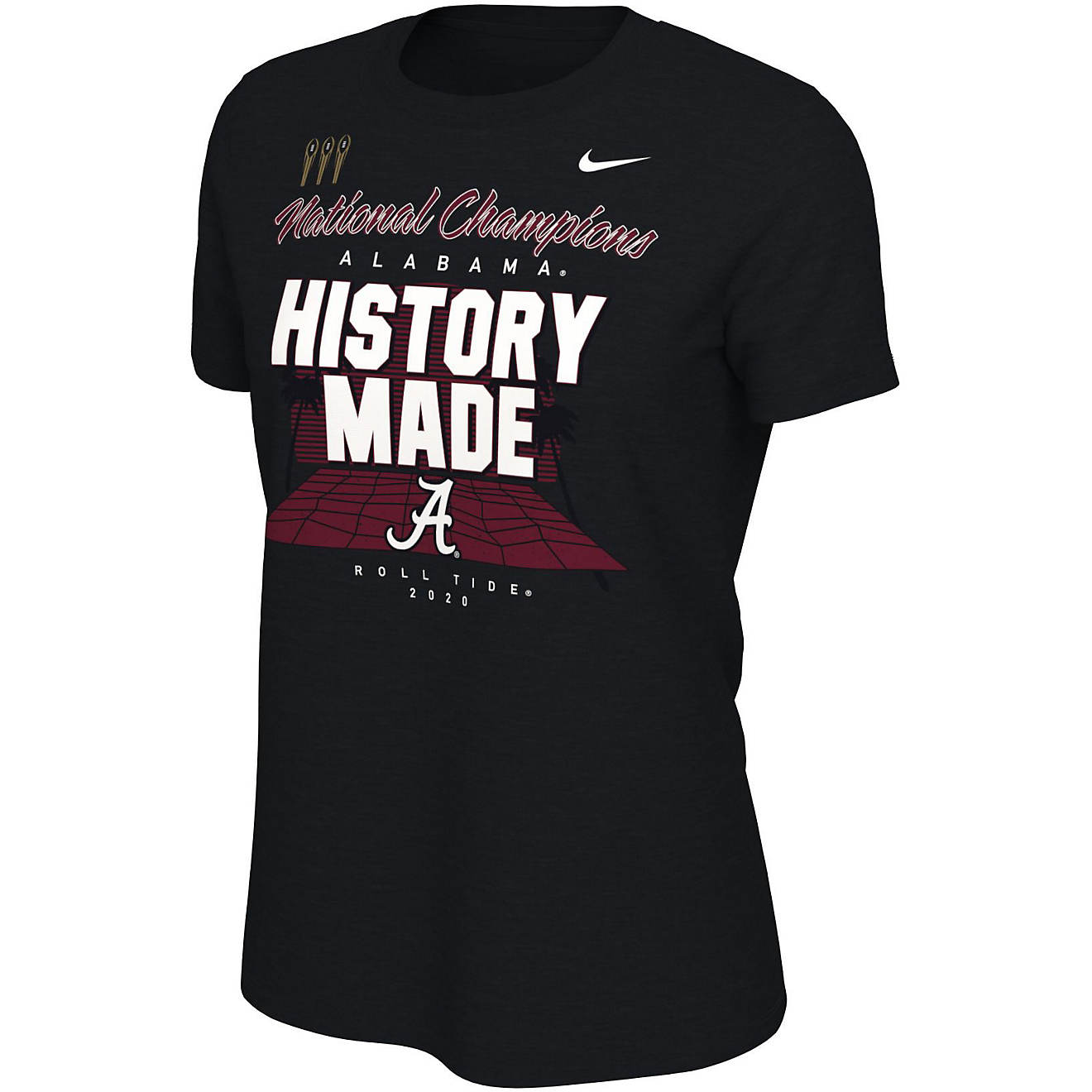 Nike Women's University of Alabama 2020 National Champs Short Sleeve T-shirt                                                     - view number 1