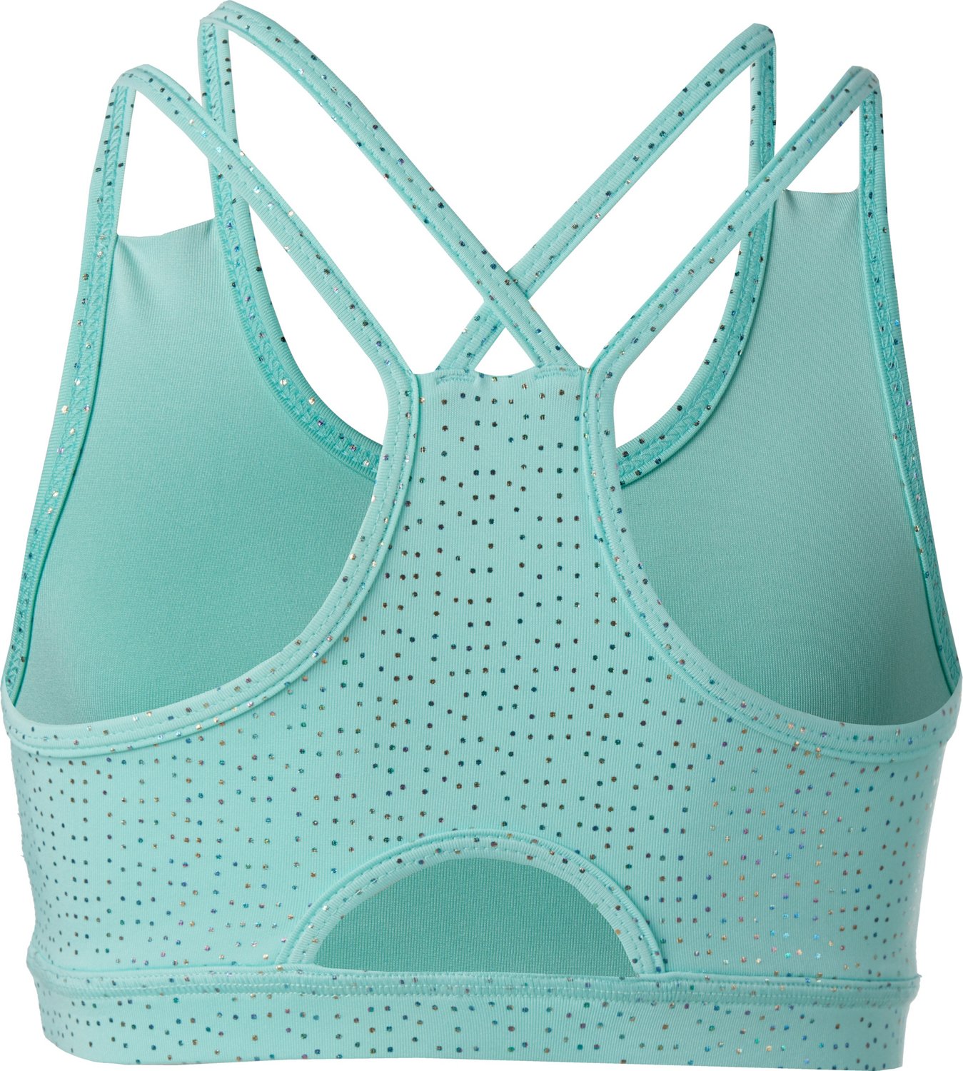 BCG Girls' Iridescent Foil Print Sports Bra | Academy