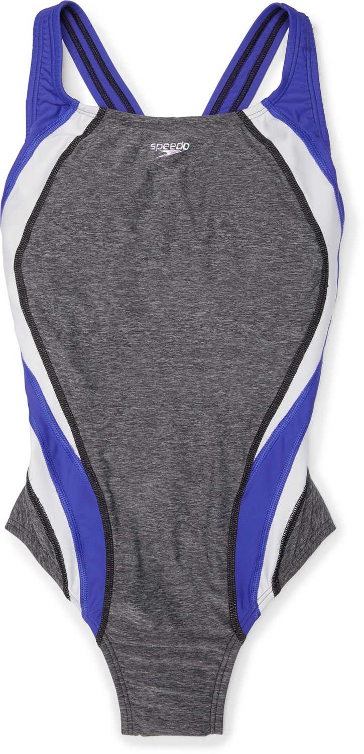 Speedo Women's Quantum Fusion Splice 1Piece Swimsuit Academy