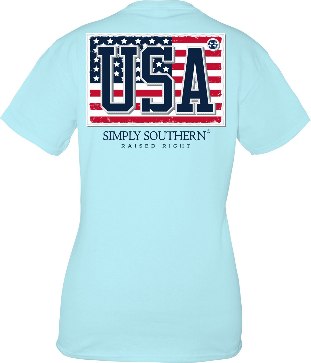 women's usa flag shirt