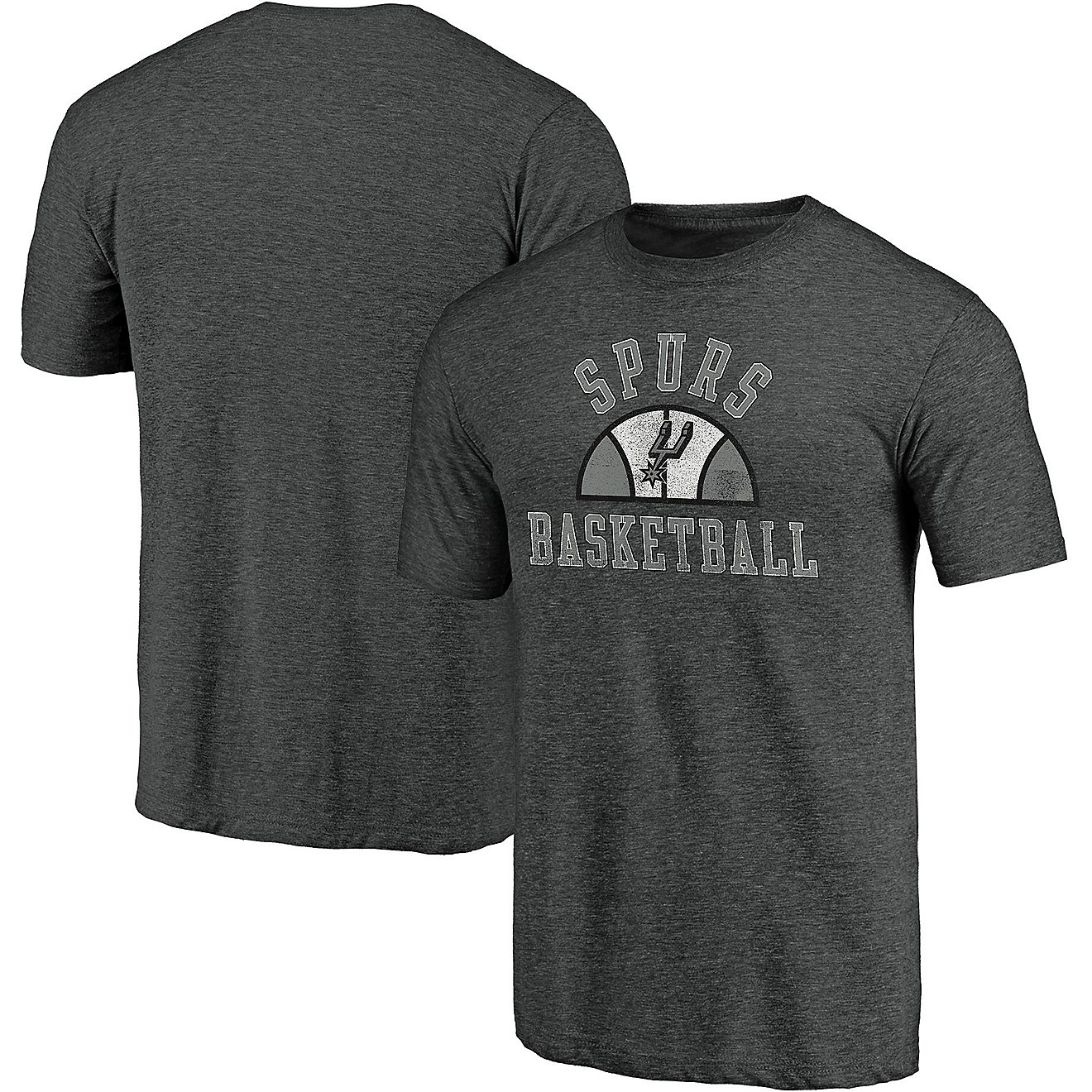 San Antonio Spurs Men's Crew Neck Short Sleeve T-shirt                                                                           - view number 3