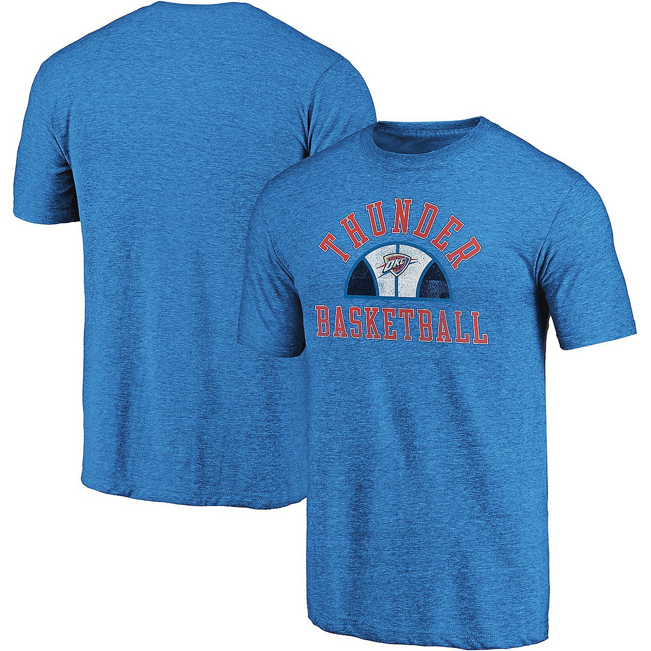 Fanatics Men's Oklahoma City Thunder True Classics Crew Neck Short Sleeve T-shirt                                                - view number 3