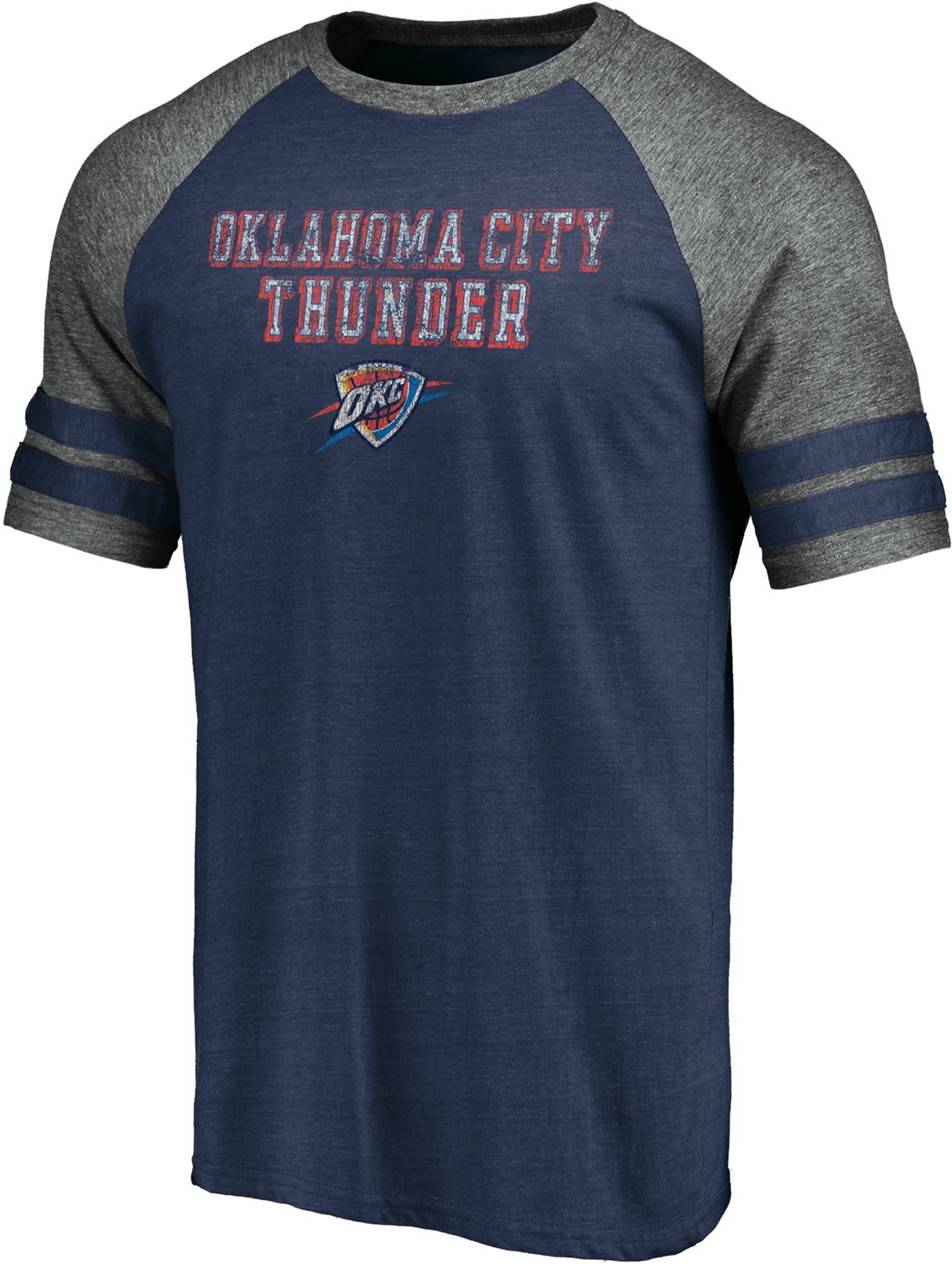 Nike Men's Oklahoma City Thunder True Classics Triblend 2 Stripe Short ...
