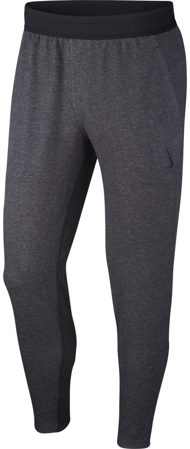 nike men's yoga pants black