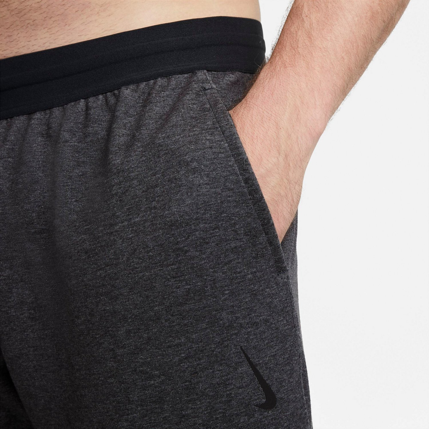 nike men's yoga pants black