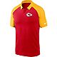 Nike Men's Kansas City Chiefs Raglan Short Sleeve Polo Shirt                                                                     - view number 1 image