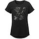 NBA Girls' San Antonio Spurs Floral Fade Dolman T-shirt                                                                          - view number 1 image