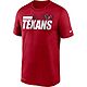 Nike Men's Houston Texans Legend Team Pride Legend Sideline Short Sleeve T-shirt                                                 - view number 1 image